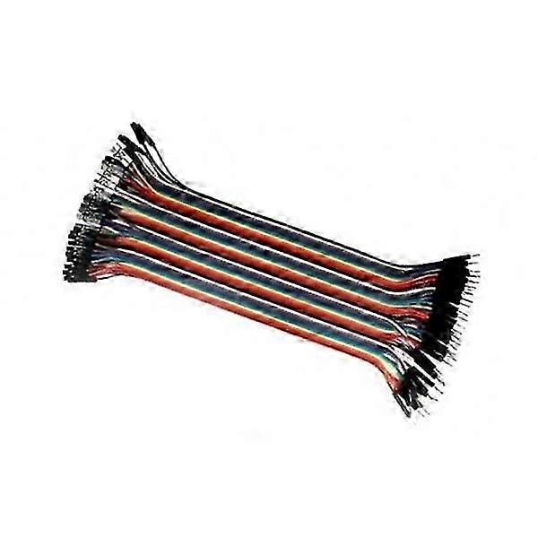 30cm 40-pin Hane till Hona Kopplingsdäck Jumperkablar Flatkablar