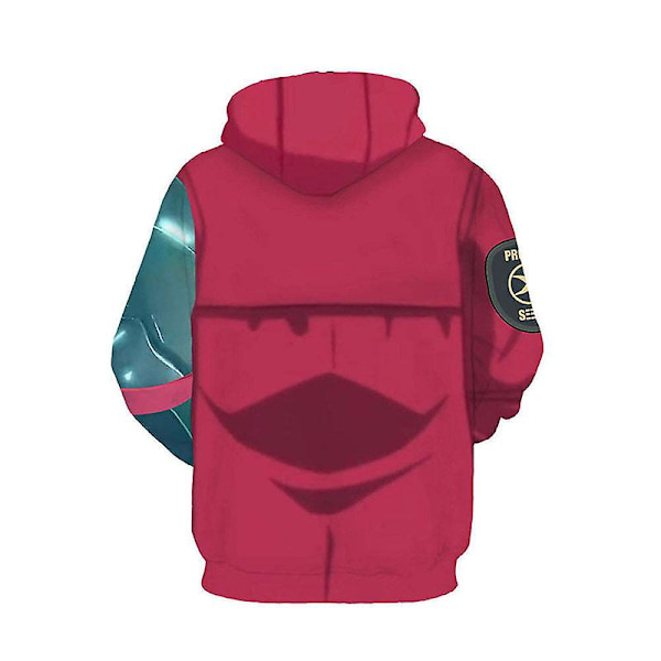 2023 New Cosdaddy Anime Vash The Stampede Cosplay Costume Vuxen Pullover för män Huvtröjor Sportkläder Huva T1 4XL