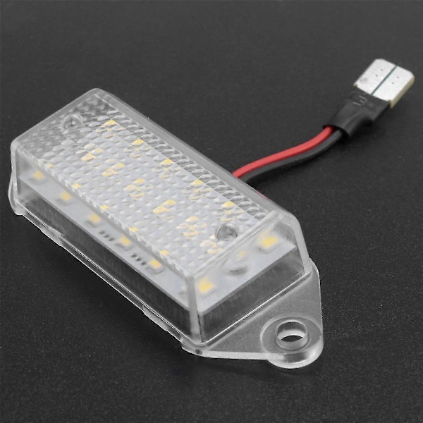 2 stk. feilfrie LED-skiltlys 18SMD hvite LED-nummerskiltlys for X 2003-2017
