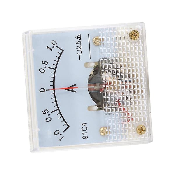 Klass 2.5 Noggrannhet DC 0-1 A Ampere Analog Mätare Amperemeter 91c4