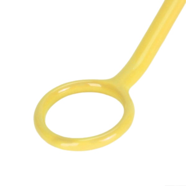6 tums Anknäbbssax Rostfria Blad Anknäbbsapplikationssax Ergonomisk Sömnadssax Tygsax för Klippning av Kläder Skräddare Gul