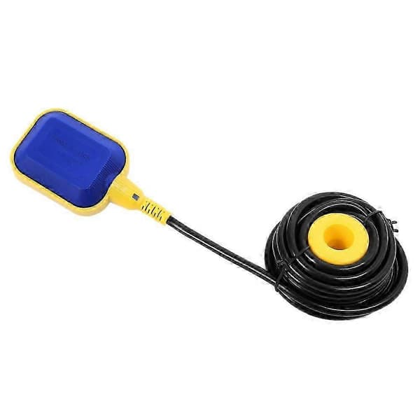 Flytebryter med 10m kabel, væskenivåkontrollsensor flytebryter, vannstandskontroller flytebryter