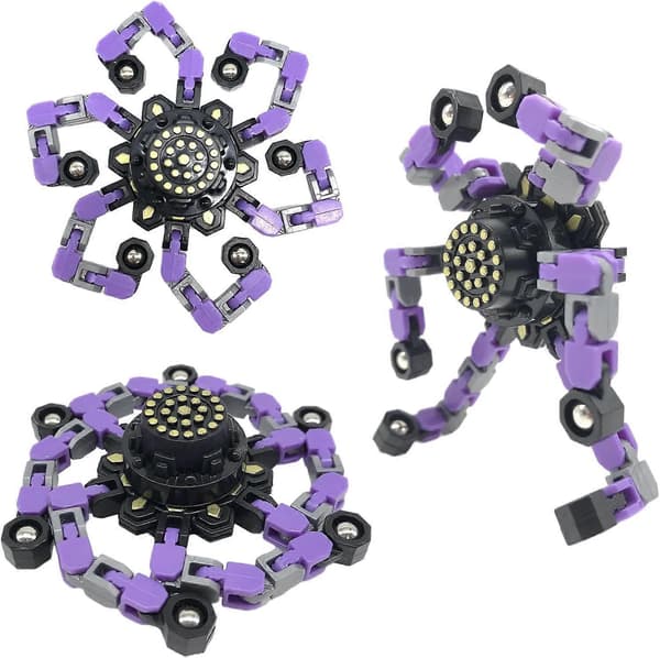 Fidget Spinnere 4 Pakker Deformasjon Fidget Spinner Fidget Leker Barnas Dag Bursdagsgave Fidget Leker for Barn Gutter Jenter