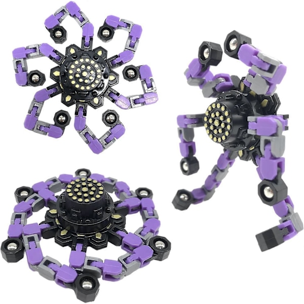 Fidget Spinners 4-pack Deformation Fidgets Spinner Spinners Fidget Leksak Barnens Dag Födelsedagspresent Fidgets Leksak för Barn Pojkar Flickor