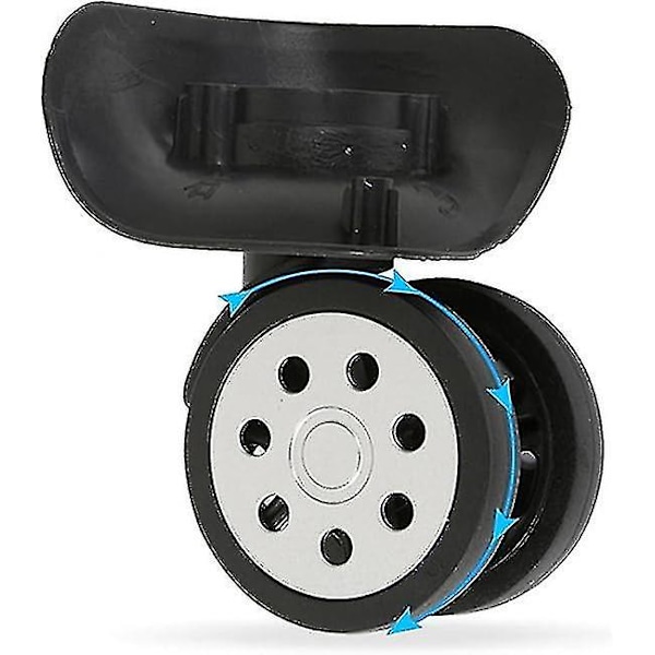 4 st Resväskehjul, Ersättningshjul för Universal Resväska, Swivel Resväskehjuls Ersättningstillbehör, För Vanliga Resväskor, Trolley S