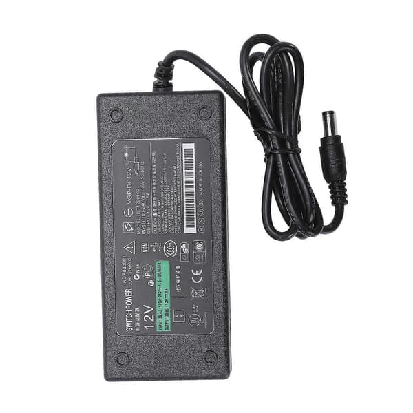 72 Watt 12V 6A 5.5 * 2.5 mm AC/DC Strømforsyningsadapter ideel til LED-lys CCTV-kamera