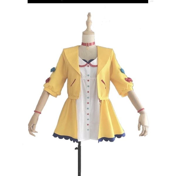 Vtuber Inugami Korone Cosplay-asu Naisten Söpöt univormut Halloween Carnival Youtuber -puku Tyylikkäät Anime-asut mittatilaustyönä male M