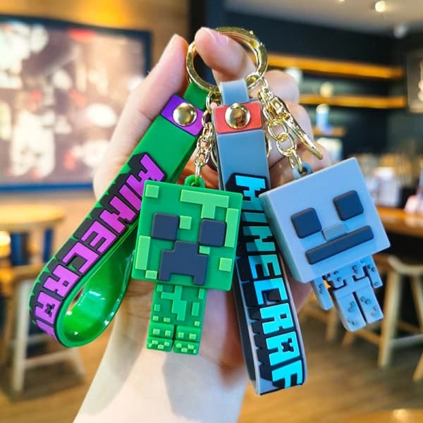 Spilfigurmodel legetøjsnøglering Minecraft