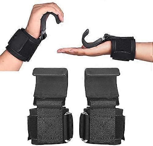 Vektløftingskroker for kvinner og menn, Powerlifting håndleddsstropper for pull-ups, vektløftingsstropper for hjemmetrening