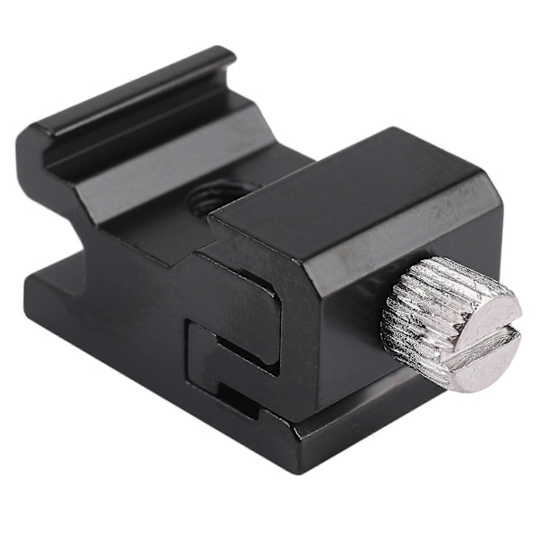 5 stk Kamera Metall Cold Shoe Hot Shoe Blitsbrakett Festeadapter Med 1/4 Tripod Skrue for Lysstativ Tripod