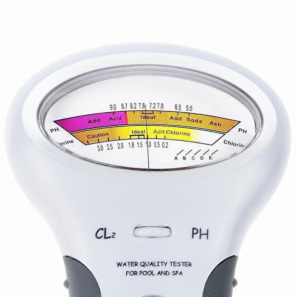 Multifunksjonell digital PH-tester, PC-102 PH-klortester for svømmebasseng SPA Vannkvalitetsanalysator med Ephe-probe