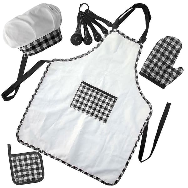 1 Set Barn Matlagningskit Barn Kök Kit Barn Förkläde Matlagningsförkläde För Barn - q38