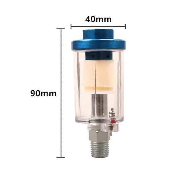 1 stk. Sprøytepistol 1/4'' BSP Mini Inline Luftfilter Fukt Vannfelle Kit