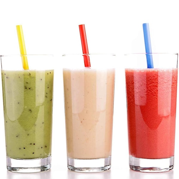 Jumbo Smoothie Sugerør, Engangs Milkshake Sugerør Ekstra Lange