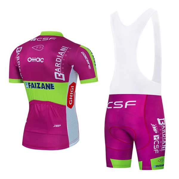 Team BARDIANI-CSF Pyöräilypaita Lappusetit Pyörävaatteet MTB Uniform Maantiepyöräpaita Kesä Miesten Lyhyt Maillot Puku Urheilusarja multi 4XL