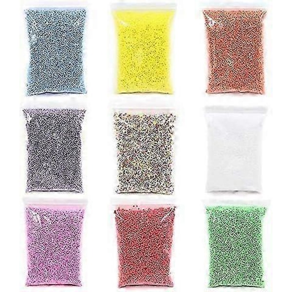 Tillverkad med polystyren för DIYArts hantverk 8000 st 2-4 mm Slumpmässig färg slumpmässig färg