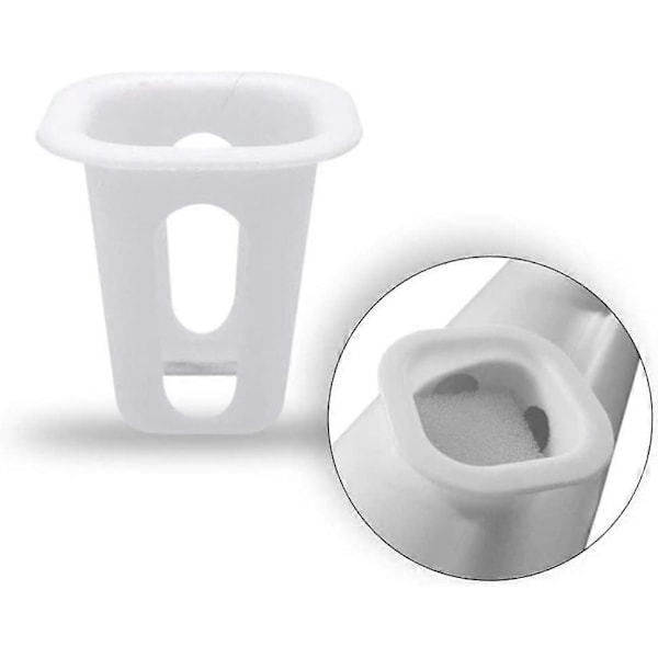 50 Stykker Plastik Have Net Kopper Plantekurv Sæt Have Mesh Slidsede Planteskole Net Potte til Hydroponics Aquaponics Orkideer