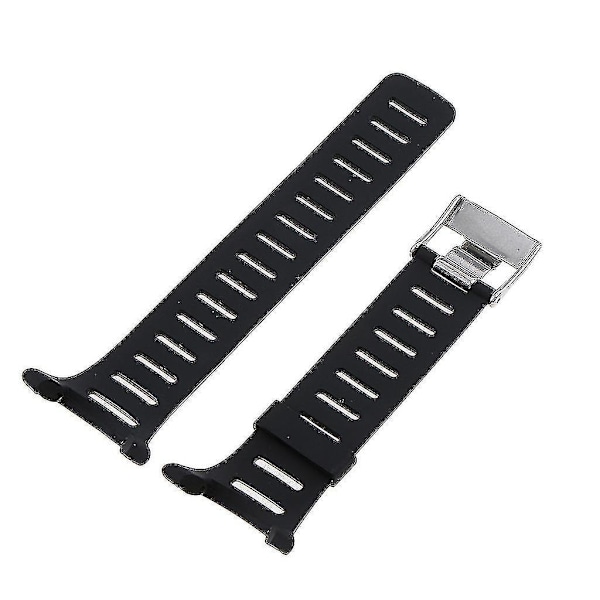 Gummiklokkereimer for Suunto T1 T1c T3 T3c T3d T4c T4d Svart
