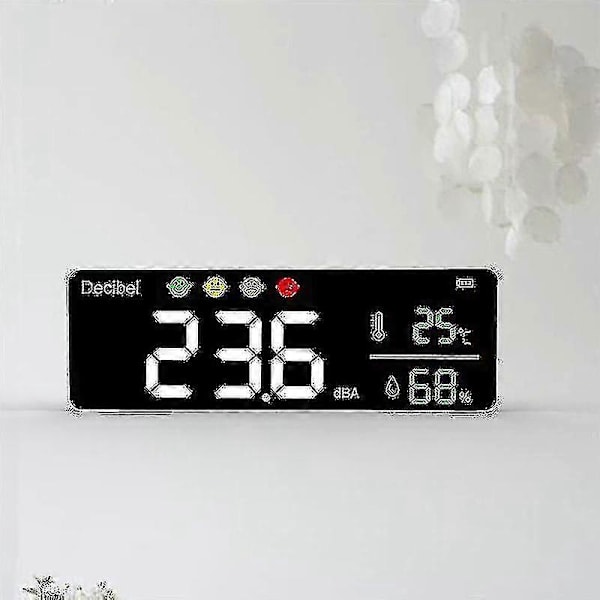 Dm1306d Digital Decibel Sound Meter Smart Wall Mounted Noise Detector(,)