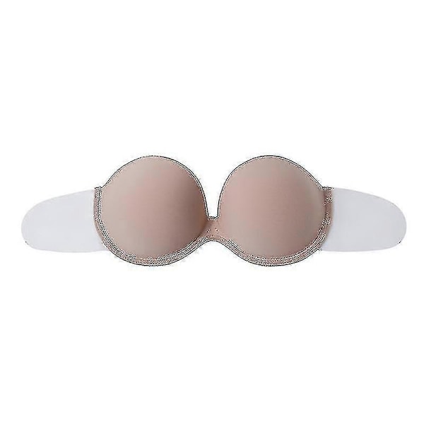 Heldragt Anti-glare Usynlig BH Stropløs BH Smuk Ryg Bryllup Aftenkjole Undertøj Kvinder-ZZY