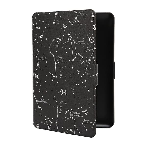 Ebokläsarskal Målade Skyddande PU Läderfodral för Paperwhite123 Ereader