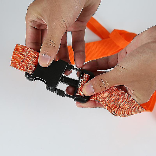 Simboj Länk Rep Följare Tillbehör Bälte Rep Nylon Livboj Säkerhetsrem Simring Bunden Rep 1 Styck Orange Wuqx