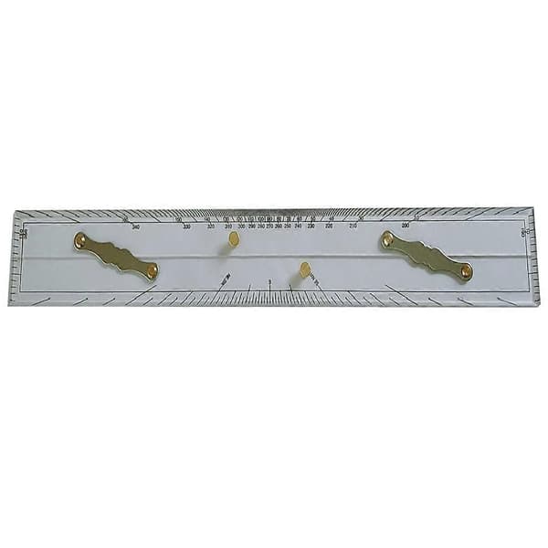 Nautisk Navigasjon Parallel Ruler Båt Sjøkart Måledeler 600mm