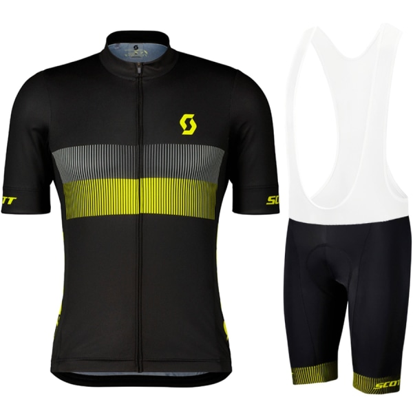 Scott Miesten Pyöräilypuku Vaatteet Mies Kesä Jersey Housut Urheiluvaatteet Täydelliset vaatteet Miesten Setit Takki Mtb Geelipusero Shortsit Pic color Asian size - XS