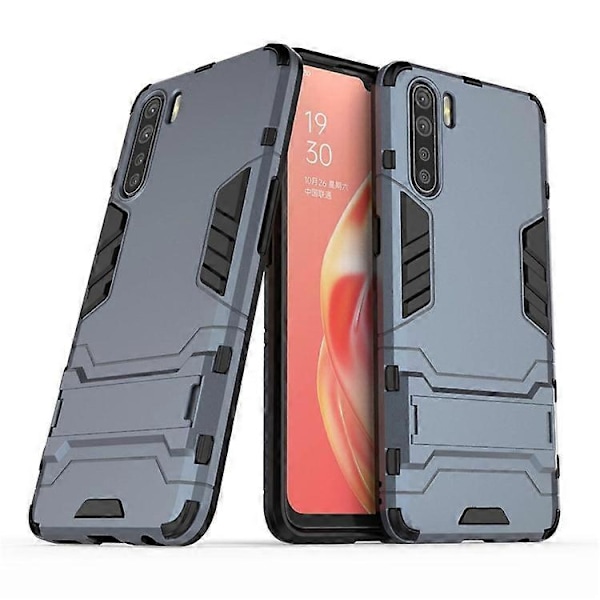 Cool Guard Hybrid PC + TPU Mobilskal med Stöd Kompatibelt För OPPO A91/F15 Blue