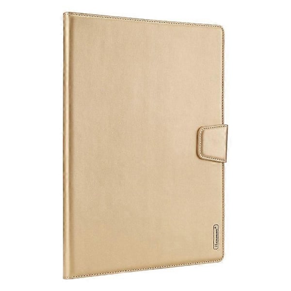 HANMAN Mill Series Kompatibel med iPad Pro 11-tum (2018) / (2020) / (2021) / iPad Air (2020) / (2022) Stöttåligt PU Läderfodral Champagne