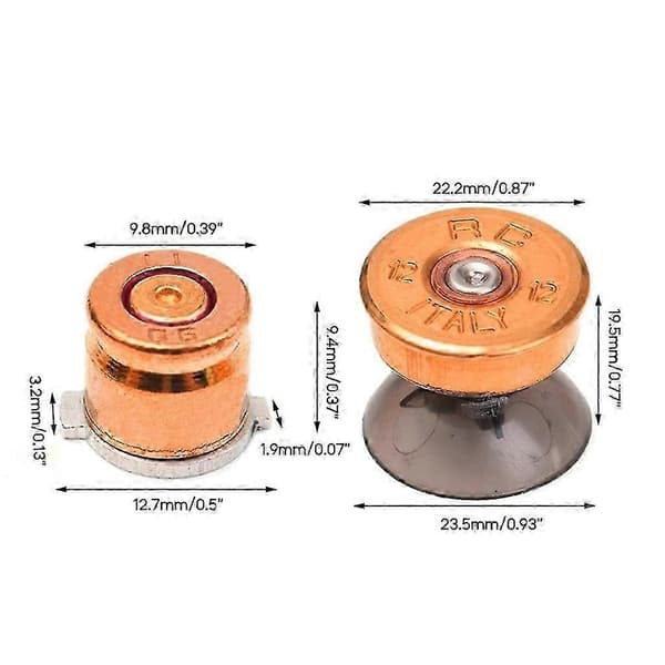 ABXY Mod Kit Tommelspaker for PS4 Pro Spillkontroller ABXY Mod Kit Erstatning