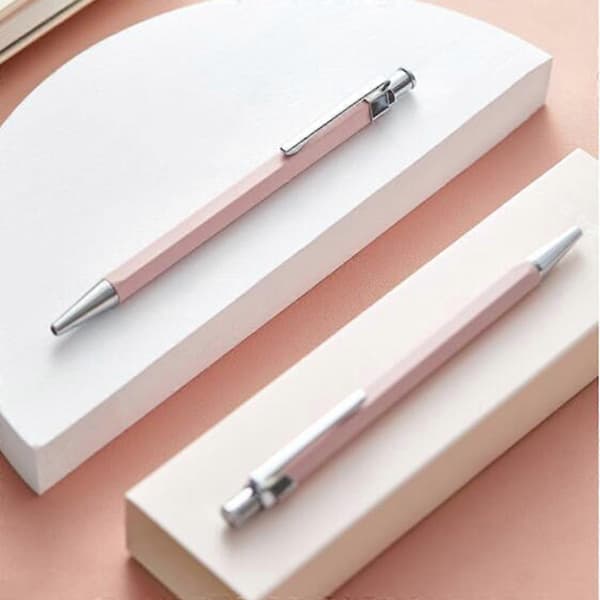 Kulepenn Refill Refillable Retractable Penn Grønn/Rosa/Blå Barnebursdagsgave