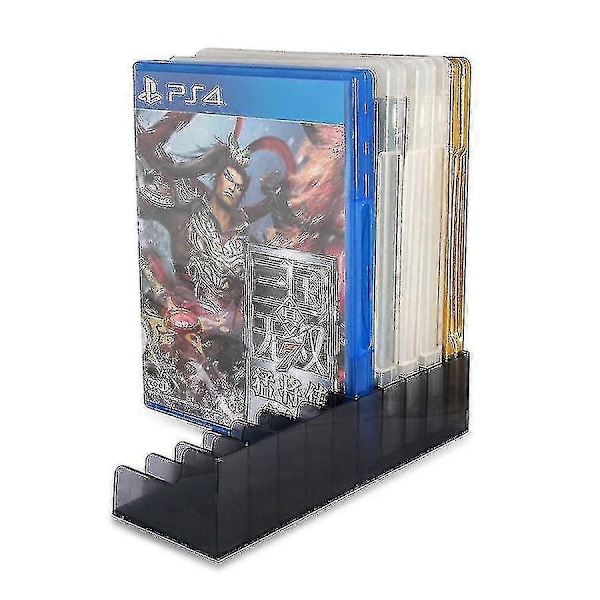 2-pack För Playstation4 Ps4 Ps5 Spel CD Skivor Förvaring Display Ställ Fäste Hållare Tillbehör-ZZY