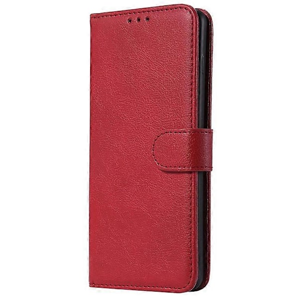Magnetisk Avtakbart 2-i-1 PU Lærdeksel Kompatibelt med Samsung Galaxy S10 Plus Red