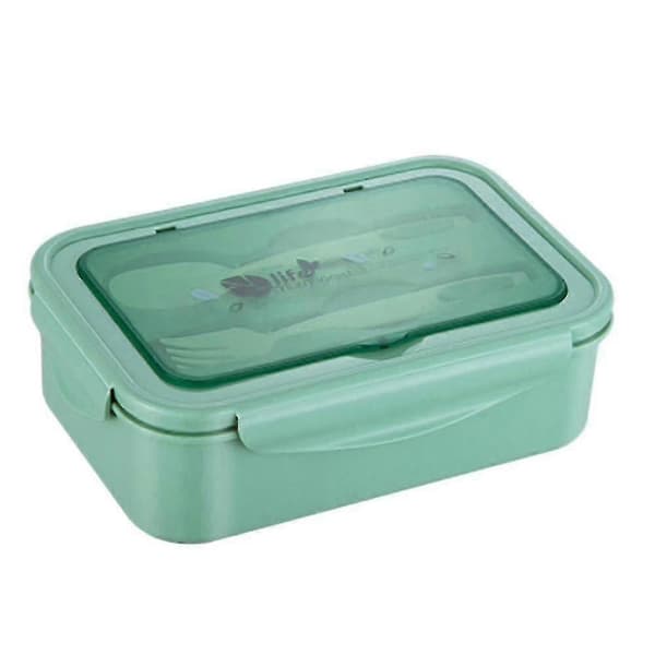 Matlåda 1400ml Lunchbox Behållare Bento Lådor (grön)
