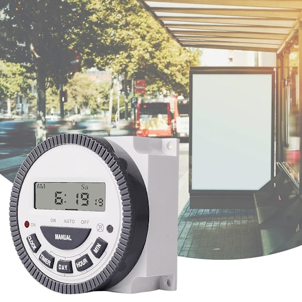 Tm619h-2 Tidsafbryder Programmerbar Præcis Timing Multipurpose Automatisk LCD Digital Timer Relæ Til Husholdningsapparater Q