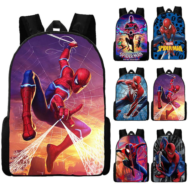 Barnryggsäck Superhjälte Spiderman Skolväska Ryggsäck style 5
