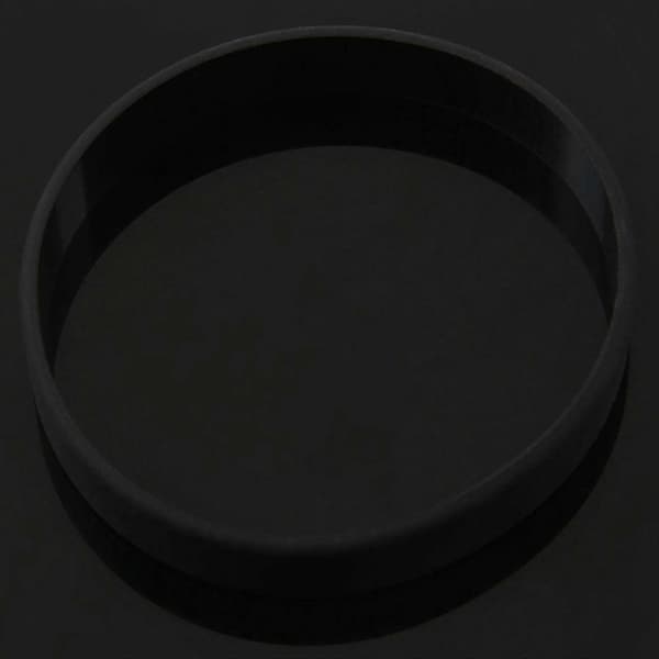 Silikon Gummi Elasticitet Armband Handledsmanschett Armring Svart