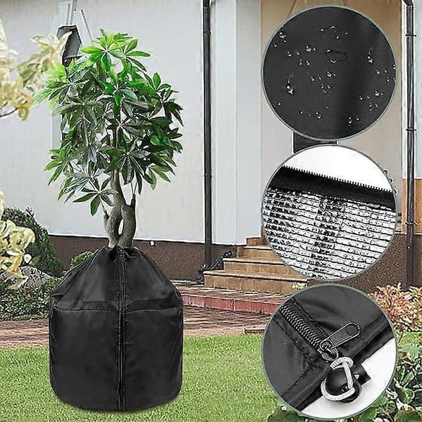 Termisk pottebeskyttelse til planter, 45 x 50 cm vinterbeskyttelsesovertræk til planter, vinterbeskyttelse til potteplanter, frostbeskyttelse til planter, plantebeskyttelse 1pc
