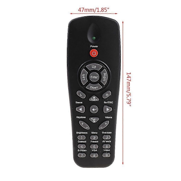 Fjernkontroll for projektor for Optoma Ds317/ds316/ds219/ds216/ds211/ds306/ds671/es530/es529/es521