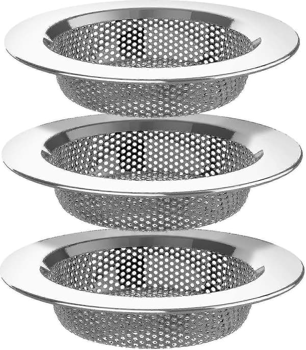 Diskho Sil, Rostfri Diskho Avloppssil, Tål Maskindisk, 3-pack