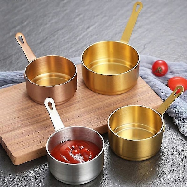 Dipsauce Skål Høj Holdbarhed Rustfri Stål Soyasauce Dyp Skål Krydderi Blanding
