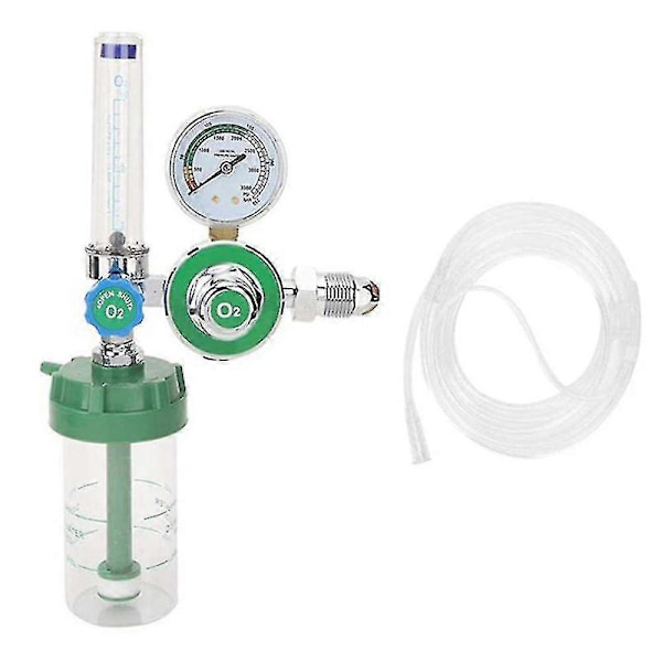 Oxygen Trykregulator Måler Flow Meter O2 Trykreducer Til Oxygen Inhalator Regulator G5/8-14