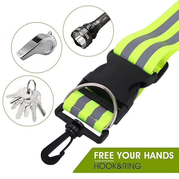 Reflexband 5 Delar Reflexutrustning Hög Synlighet Säkerhet Reflexband Reflex för Reflexväst, Reflexutrustning