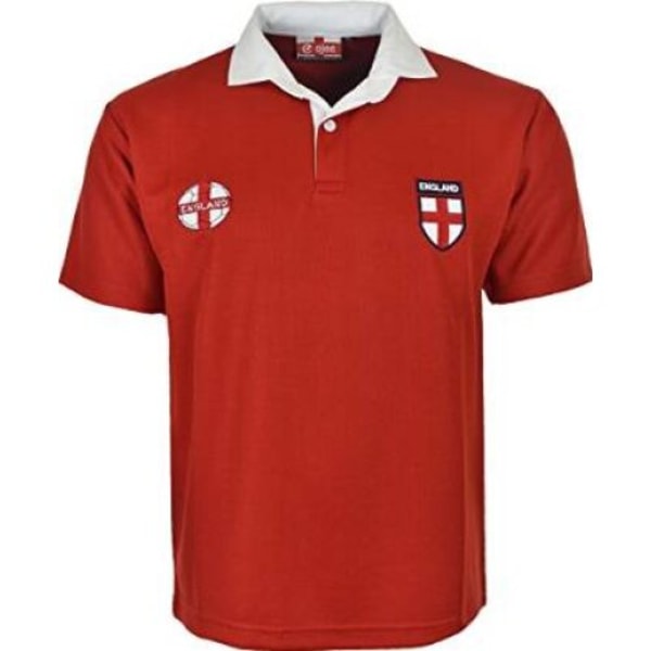 Miesten Englannin jalkapallo T-paita, koko S - 5XL red 4XL