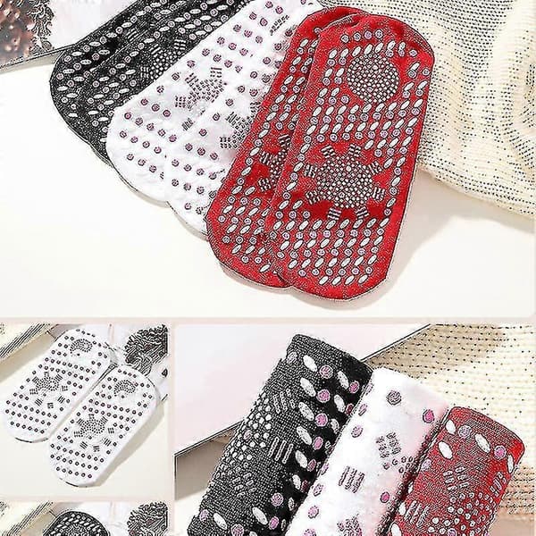 1 Par Unisex Myke Bomulls Sokker Varme Magnetiske Terapi Sokker