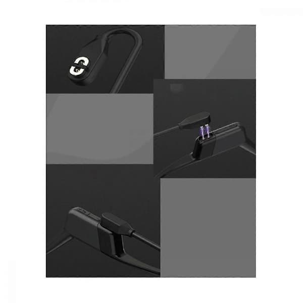 2 st Magnetisk Laddningskabel Kompatibel med Aeropex AS800, OpenRun Pro, OpenRun, OpenComm Bone Conduction Hörlurar GZC