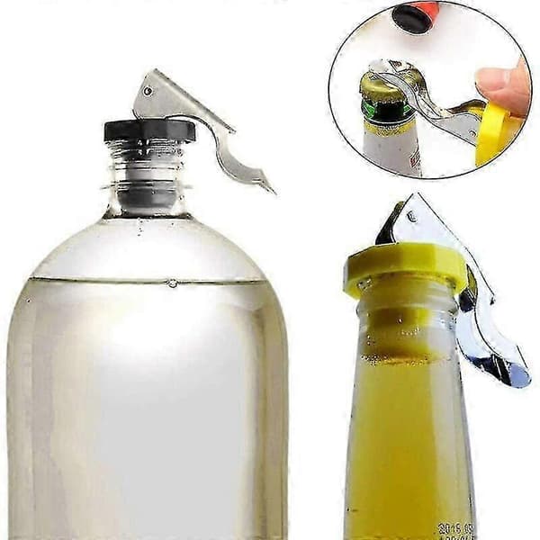 5-pakning silikonvinpropper, lufttette, for vin/øl?