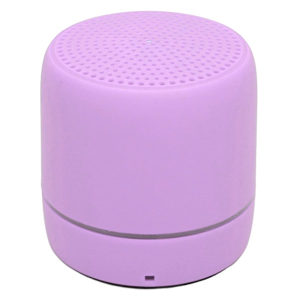 Bluetooth 5.0 Mini Högtalare Klar Stereo Rik Bas Bärbar Trådlös Högtalare för Utomhusbruk Lila