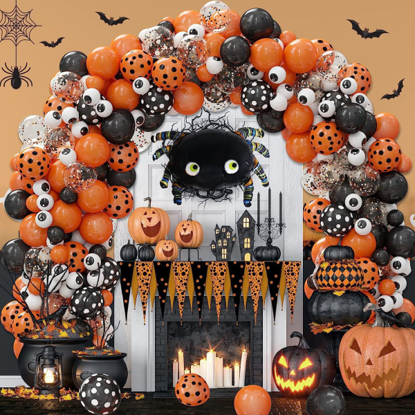 Halloween Balloon Arch Set Bar KTV Party Decoration tausta Halloween set set 12